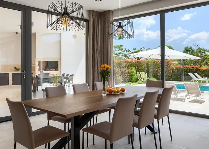 Modern Blanka With Pool And Grill In Tinjan Vila Kringa